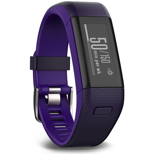 Garmin Vivosmart HR+ Activity Tracker Regular Fit, Purple - Refurb 1 Year Warranty