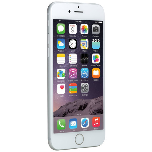 Apple iPhone 6, Silver, 64GB, AT&T - Refurbished - MG4X2LL/A