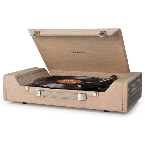 Crosley Nomad Portable USB Turntable w/ Software for Editing Audio (Brown) - OPEN BOX