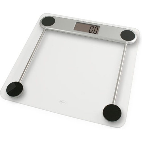 American Weigh Scales Low Profile Glass Top Digital Bathroom Scale - 330LPG