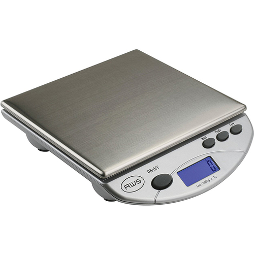 American Weigh Scales Digital Postal Kitchen Scale in Silver - AMW13-SL