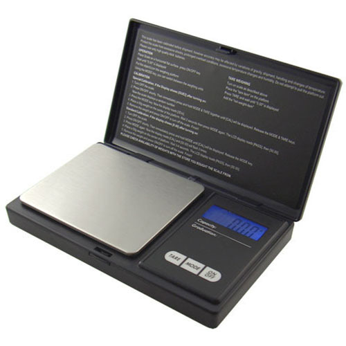 American Weigh Scales Digital Pocket Scale in Black - AWS-1KG-BLK