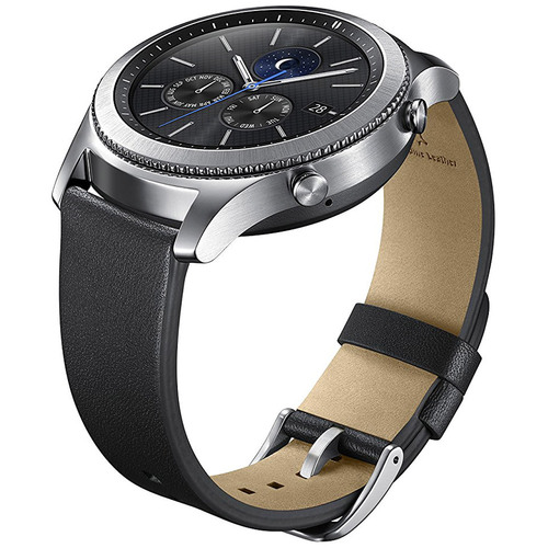 Samsung Gear S3 Classic Leather Band for Gear S3 Classic & Frontier Watch - Black