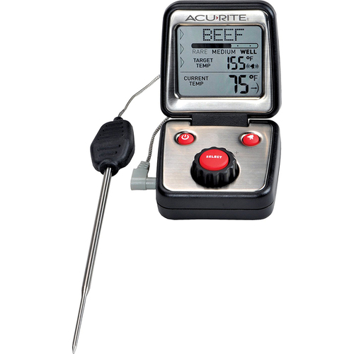 AcuRite Digital Meat Thermometer for Oven/Grill/Barbecue/Fryer/Smoker w/ probe - 00277A1