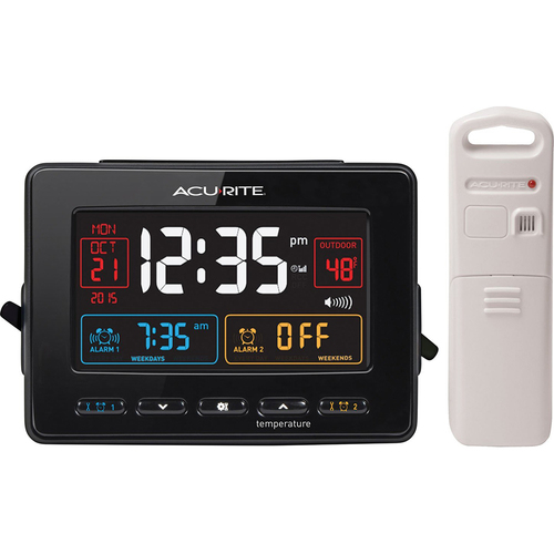 AcuRite Atomic Clck Dual Alarm - 13022