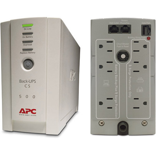 APC Back-UPS 500VA 300W in Beige - BK500