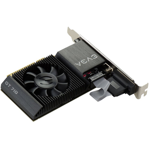 EVGA GeForce GT 710 2GB DDR3 PCI Express Single Slot Graphics Card - 02G-P3-2713-KR