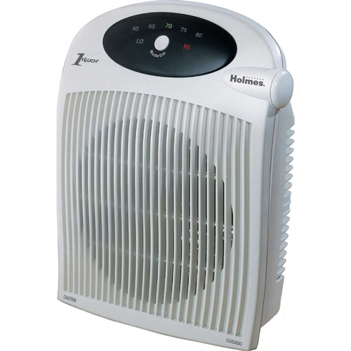 Holmes 1500w Wall Mounted Heater with 1Touch Control and Bathroom Safe Plug