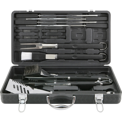 Mr. Bar-B-Q 18-Piece Barbecue Tool Set with Plastic Case - 94056X