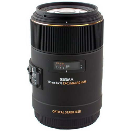Sigma 105mm F2.8 EX DG OS HSM Macro Lens for Canon EOS DSLR (258-101)