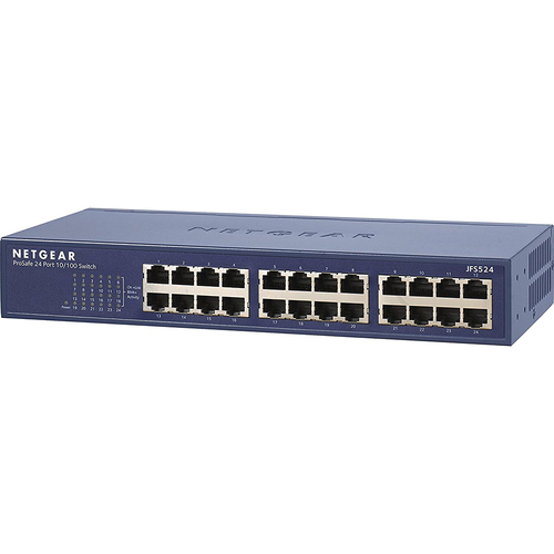 NETGEAR ProSafe 24-Port Fast Ethernet Switch - JFS524-200NAS