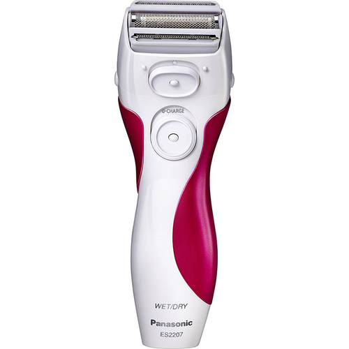 Panasonic Ladies Wet Dry Shaver in Pink with Pop-Up Trimmer - ES2207P