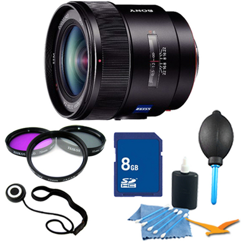 Sony SAL24F20Z - 24mm f/2.0 Wide Angle Lens for Sony Alpha DSLR's Essentials Kit