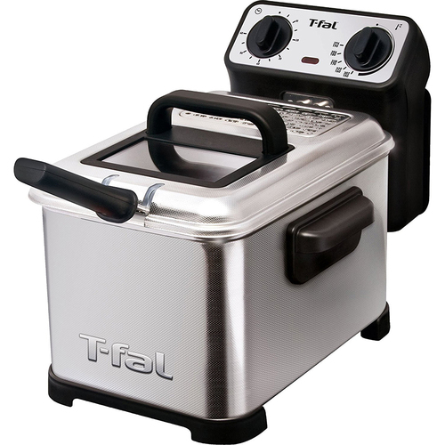 T-Fal 3-Liter Oil Capacity Electric Deep Fryer with Stainless Steel Waffle - FR4049001