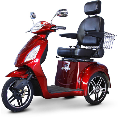 eWheels Senior Mobility Scooter - Red - EW-36