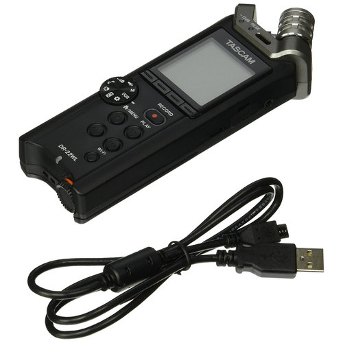 Tascam DR-22WL Portable Handheld Recorder with WiFi & Cardioid Stereo Microphones
