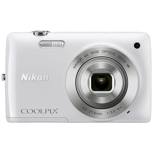 Nikon COOLPIX S4300 16MP 3-inch Touch Screen Digital Camera - White Refurbished