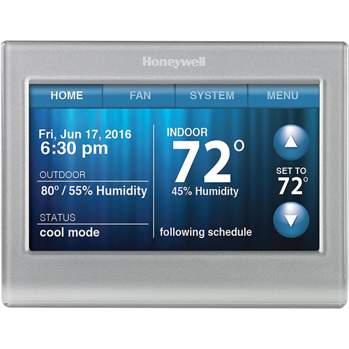 Honeywell Wi-Fi 9000 Touchscreen Thermostat - Silver