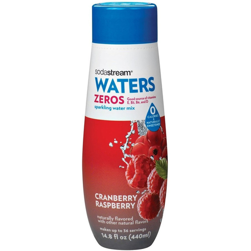 SodaStream Waters Zeros - Cranberry Raspberry Zero Calorie Flavor