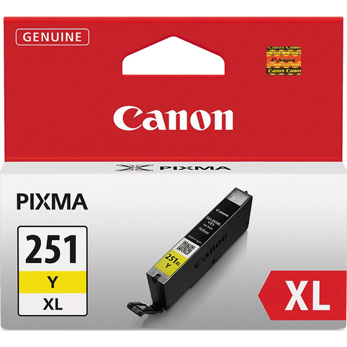 Canon CLI-251 Yellow XL Ink Tank for PIXMA iP7220, MG5420, MG6320 Printers