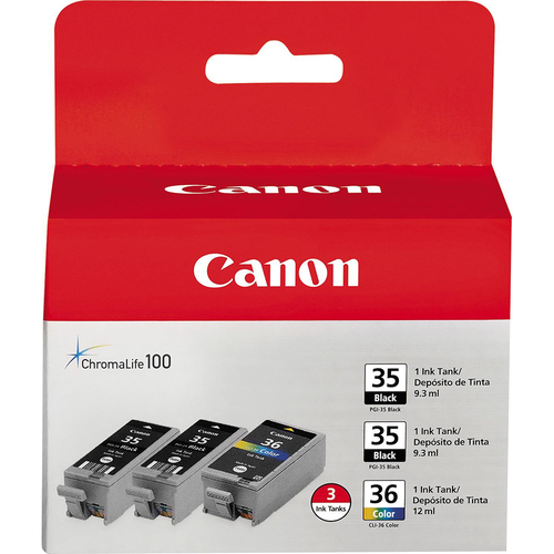 Canon PGI-35 Twin Black & CLI-36 Color Ink for Pixma iP100 & iP110 Printer 1509B007AB