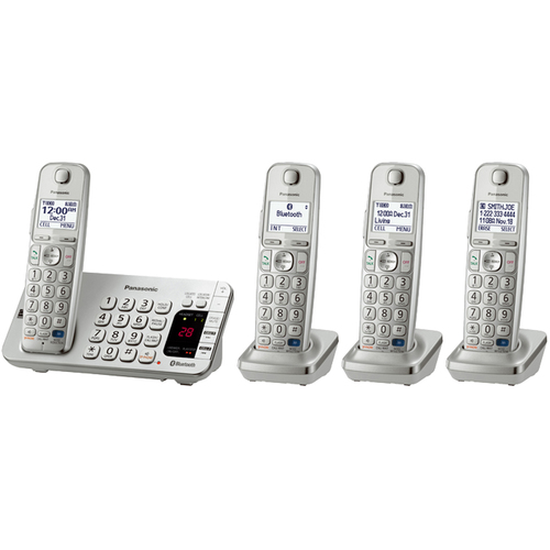 Panasonic KX-TGE274S DECT 6.0 Link2Cell Bluetooth Cellular Convergence Solution 4 Handsets