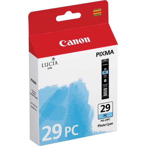 Canon PGI-29 PC - LUCIA Series Photo Cyan Ink Cartridge for Canon PIXMA PRO-1 Printer
