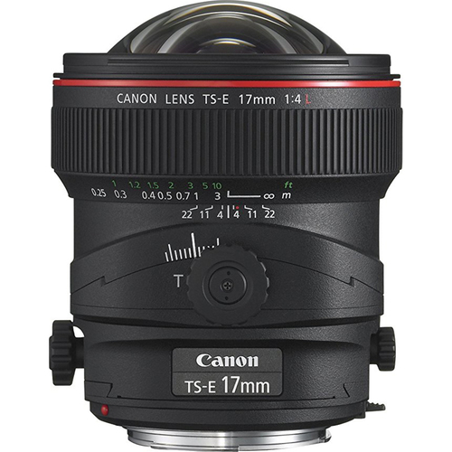 Canon TS-E 17mm f/4L Ultra-Wide Tilt-Shift Manual Focus Lens