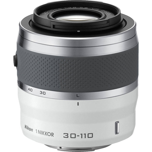 Nikon 1 NIKKOR 30-110mm f/3.8 - 5.6 VR Lens White