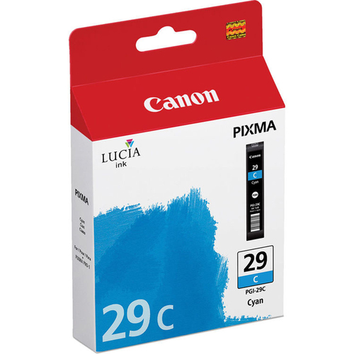 PGI-29 CYAN - LUCIA Series Cyan Ink Cartridge for Canon PIXMA PRO-1 Printer