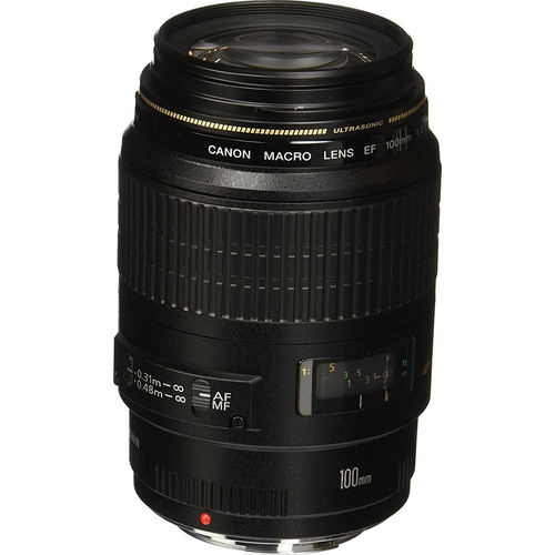Canon EF 100mm F/2.8 Macro Lens, With Canon 1-Year USA Warranty