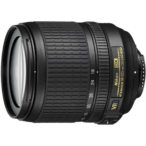 Nikon 18-105mm f/3.5-5.6G ED AF-S VR DX Zoom-Nikkor Lens W/ Nikon 5-Year USA Warranty