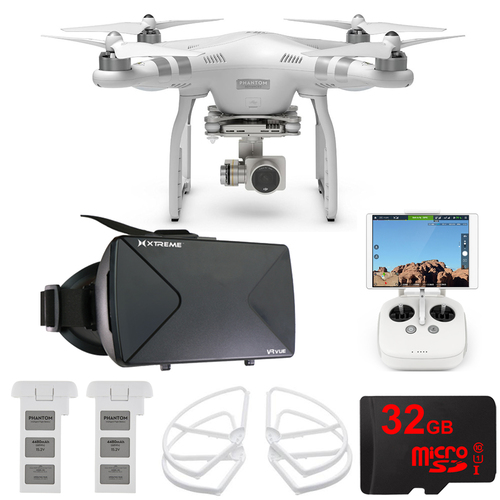 DJI Phantom 3 Advanced Quadcopter Drone w/ HD Camera FPV Virtual Reality Experience