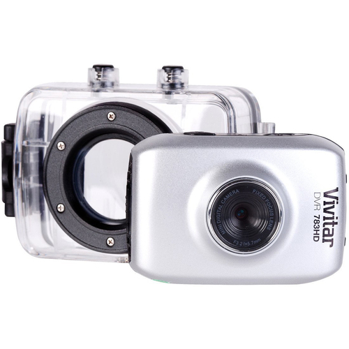 Vivitar HD Action Waterproof Camera / Camcorder - Silver DVR783HD-SIL