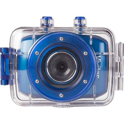 Vivitar HD Action Waterproof Camera / Camcorder - Blue DVR781HD-BLU
