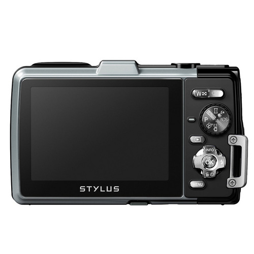 Olympus TG-830 iHS STYLUS Tough 16 MP 1080p HD Digital Camera - Silver