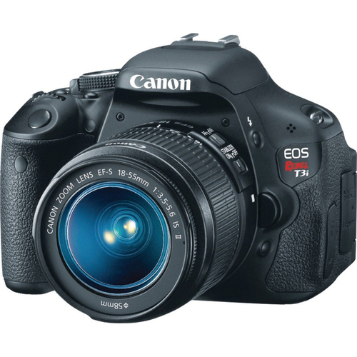 Canon EOS Rebel T3i 18mp DSLR Camera and 18-55mm Lens - OPEN BOX