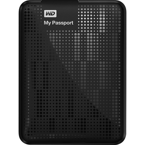 WD My Passport 1.5 TB USB 3.0 Portable Ha- WD8L0015BBK-NESN (Black) OPEN BOX