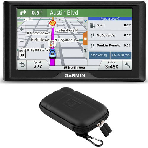Garmin Drive 50 GPS Navigator (US) 010-01532-0D Soft Case Bundle