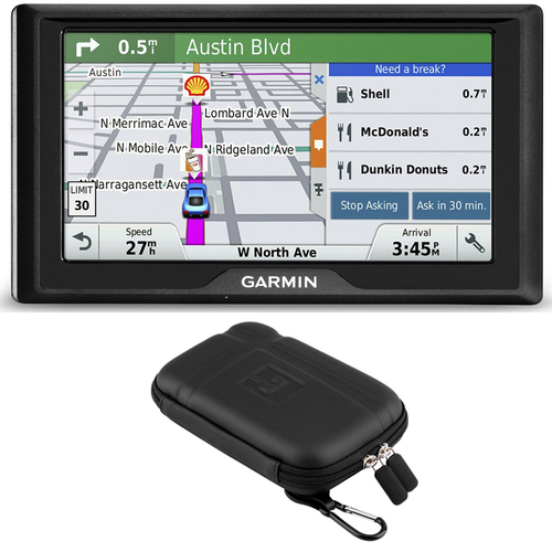 Garmin Drive 50LM GPS Navigator Lifetime Maps (US) 010-01532-0C Case Bundle