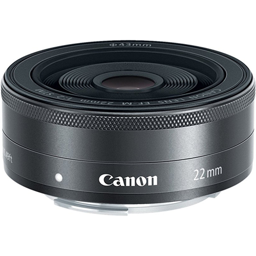 Canon EF-M 22mm F2 STM Lens 5985B002 For EOS M Mount Mirrorless Cameras - USA Warranty