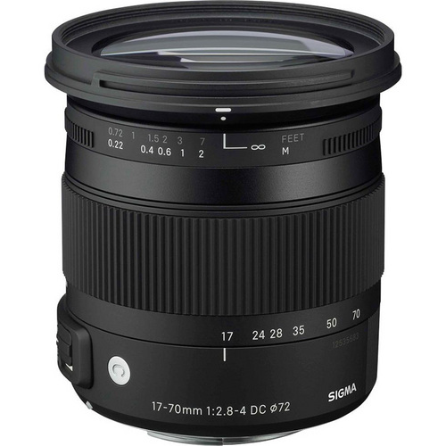 Sigma 17-70mm F2.8-4 DC Macro OS HSM Lens for Nikon Mount Digital SLR Cameras
