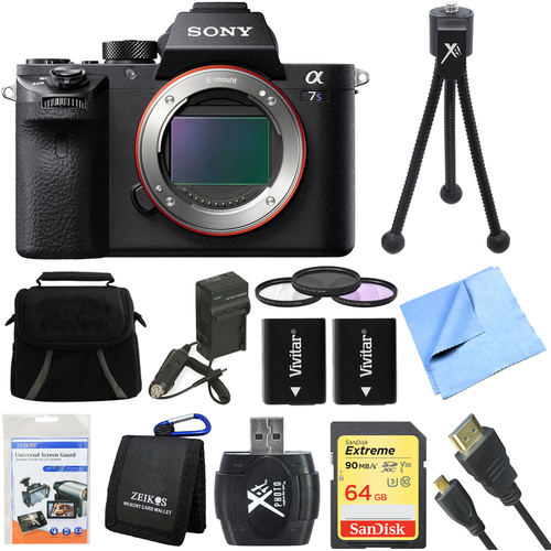 Sony a7S II Alpha 7S II Full-frame Mirrorless Interchangeable Lens Camera 64GB Bundle