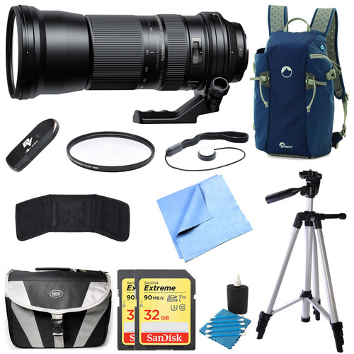Tamron SP 150-600mm F/5-6.3 Di USD Zoom Lens for Sony Bundle