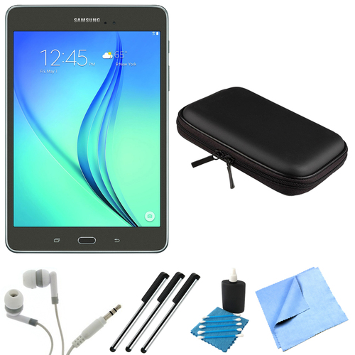 Samsung Galaxy Tab A SM-T350NZAAXAR 8-Inch Tablet (16 GB, Smoky Titanium) Bundle