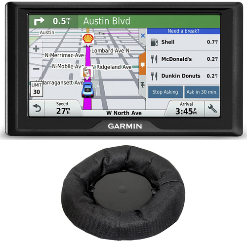 Garmin Drive 50LM GPS Navigator Lifetime Maps (US) 010-01532-0C Dashboard Mount Bundle