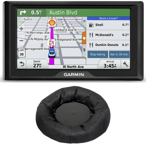 Garmin Drive 50 GPS Navigator (US) 010-01532-0D Dashboard Mount Bundle