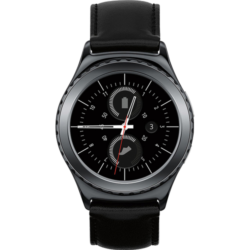 Samsung Gear S2 Smartwatch for Android Phones (Classic- Black) SM-R7320ZKAXAR - OPEN BOX