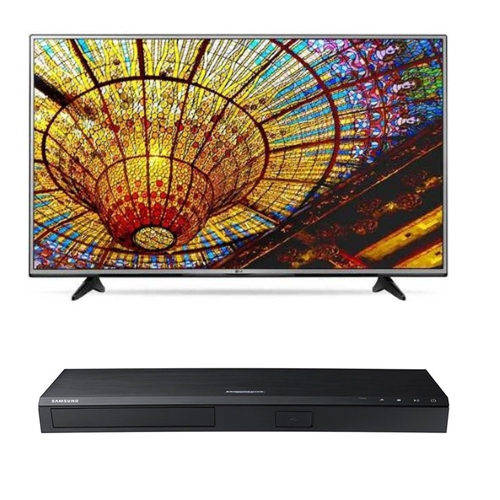 LG 49UH6030 - 49` 4K Ultra HD Smart TV + Samsung 4K Ultra HD Smart Blu-ray Player