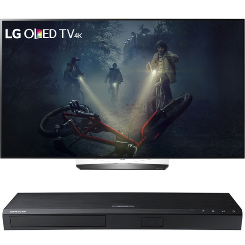 LG OLED55B6P 55` 4K UHD Smart OLED TV w/ UBD-M8500 4K Ultra HD Blu-ray Player